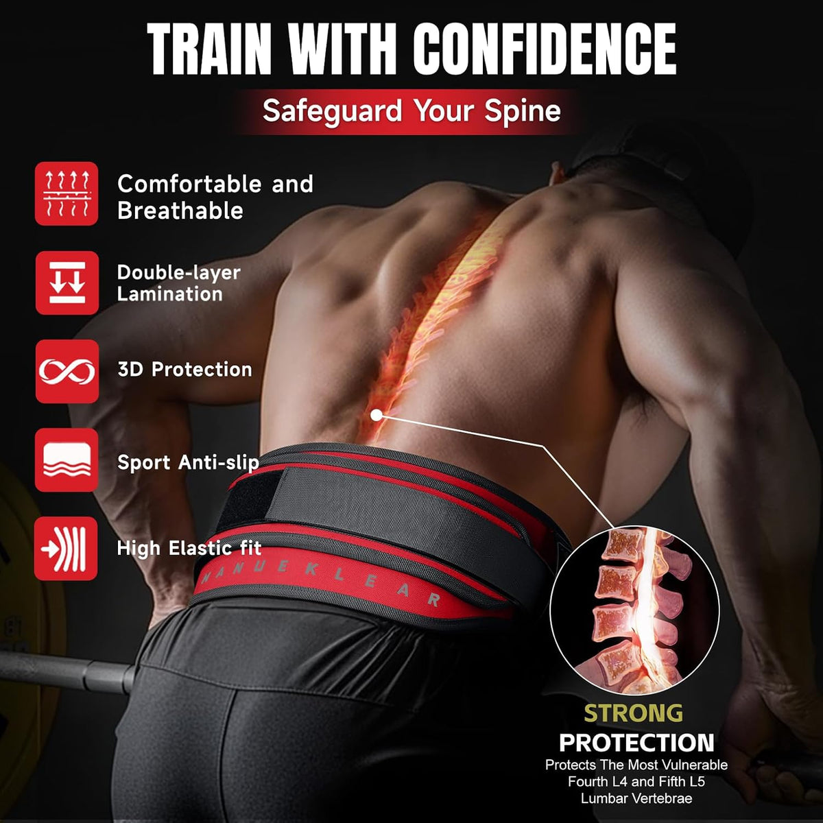 Adjustable belt for weighted dips