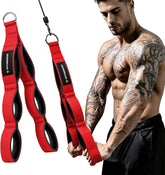 Cable machine tricep rope