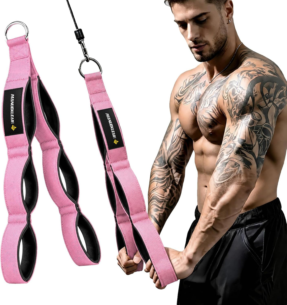 Cable machine tricep rope