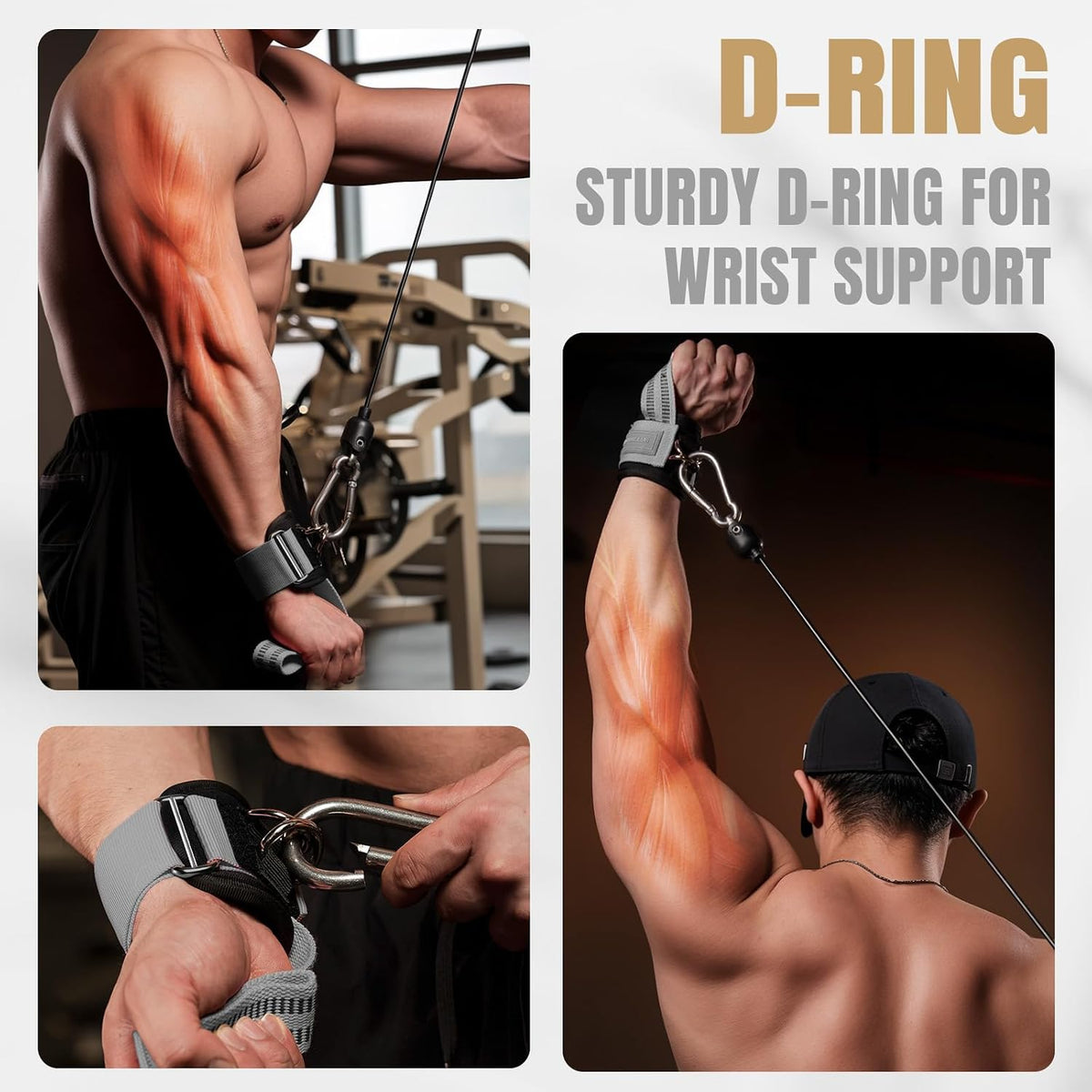 D-ring lifting straps