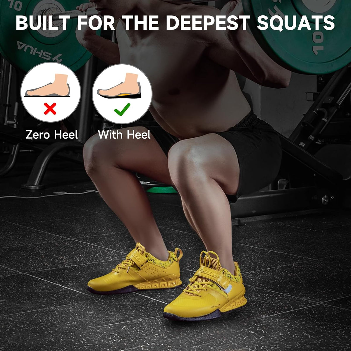 Shoes for weightlifting and squats