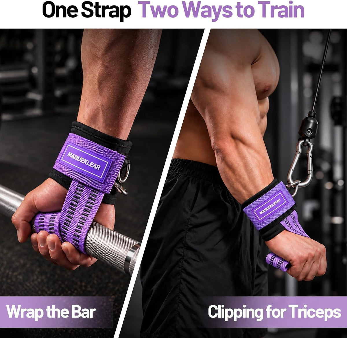 MANUEKLEAR cable machine straps