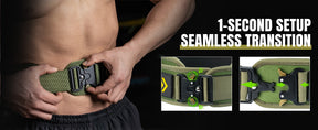 Adjustable belt for weighted dips