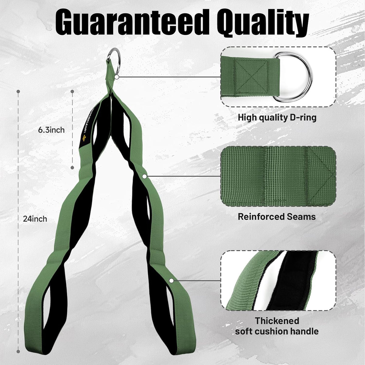 MANUEKLEAR multi-grip tricep rope