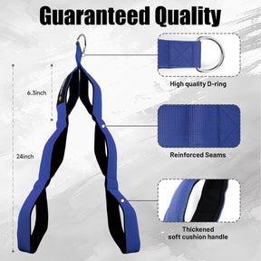 MANUEKLEAR multi-grip tricep rope