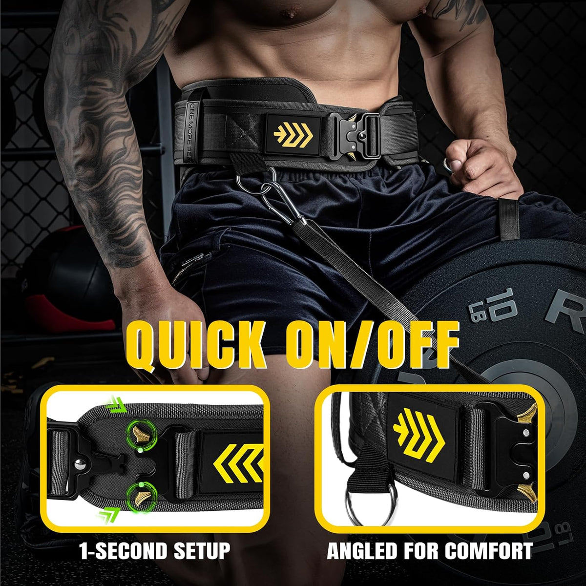 2-in-1 weighted dip belt