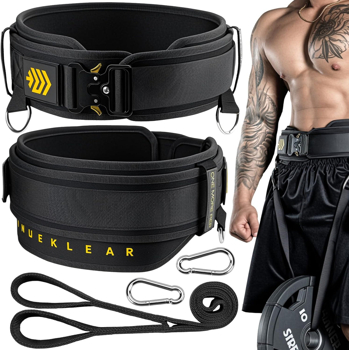 MANUEKLEAR 2-in-1 weighted dip belt