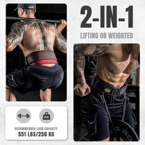 2-in-1 weighted dip belt