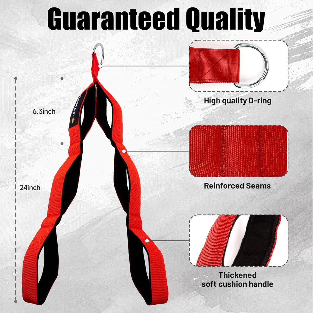 MANUEKLEAR multi-grip tricep rope