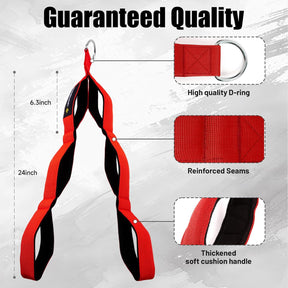 MANUEKLEAR multi-grip tricep rope