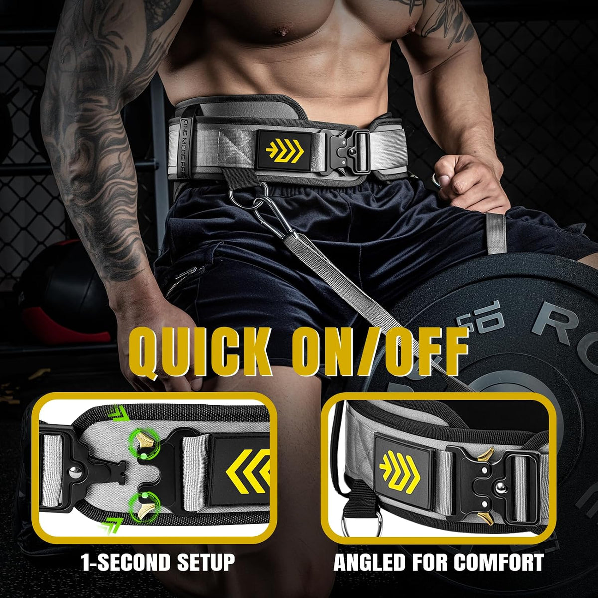 2-in-1 weighted dip belt
