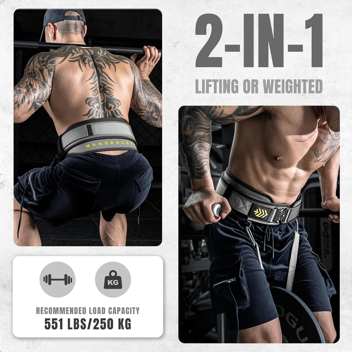 Adjustable belt for weighted dips
