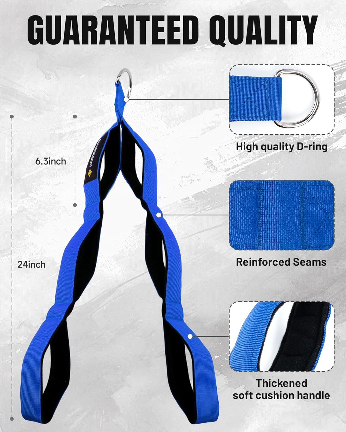 Tricep Rope Cable Attachments for Gym Use