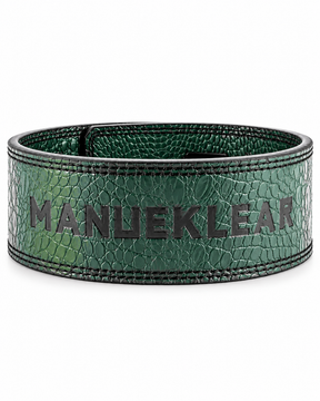 10mm lever belt in forest green