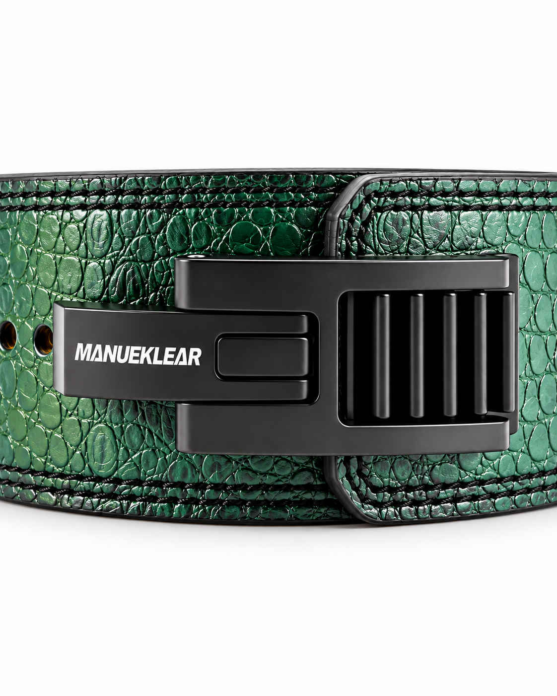 MANUEKLEAR quick-lock lifting belt in forest green