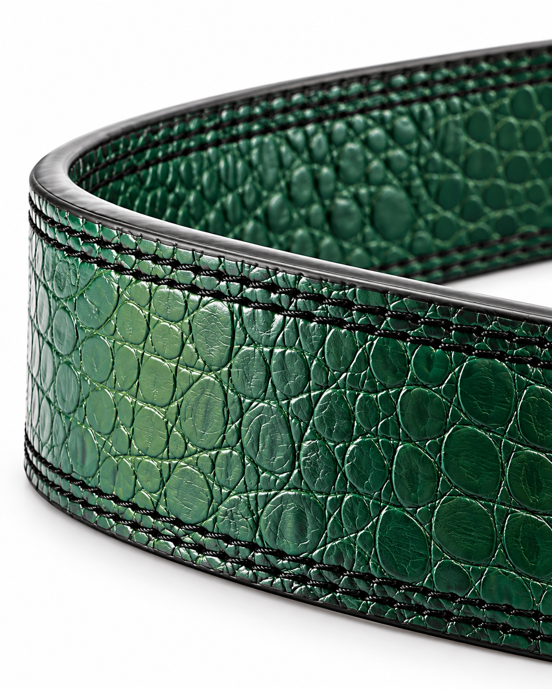 10mm lever belt in forest green