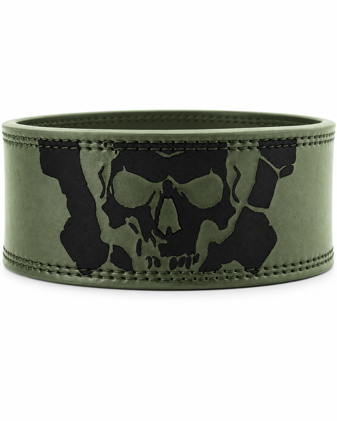 Heavy-duty lever lifting belt in olive green