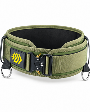 MANUEKLEAR 2-in-1 weighted dip belt in olive drab
