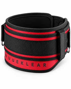 2-in-1 weighted dip belt in vibrant red