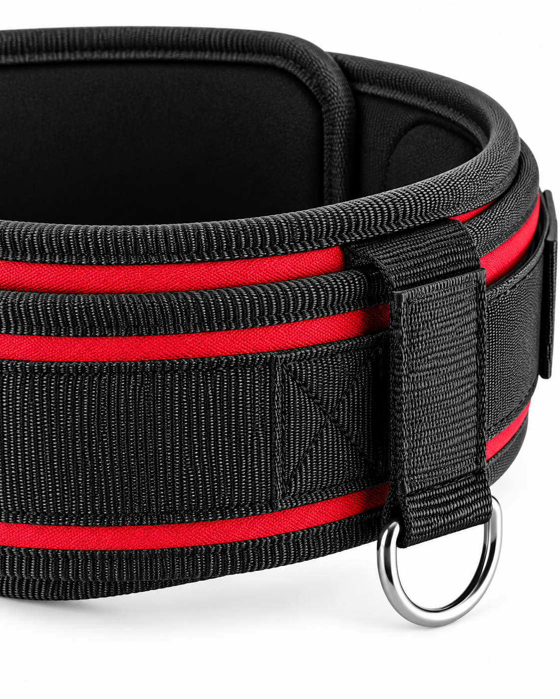MANUEKLEAR dip belt in vibrant red