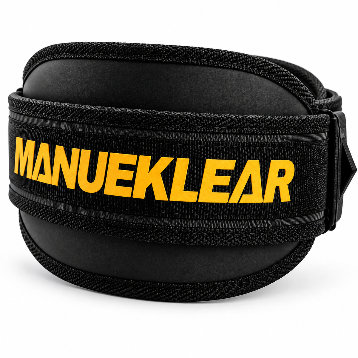 Adjustable core-support lifting belt in midnight black