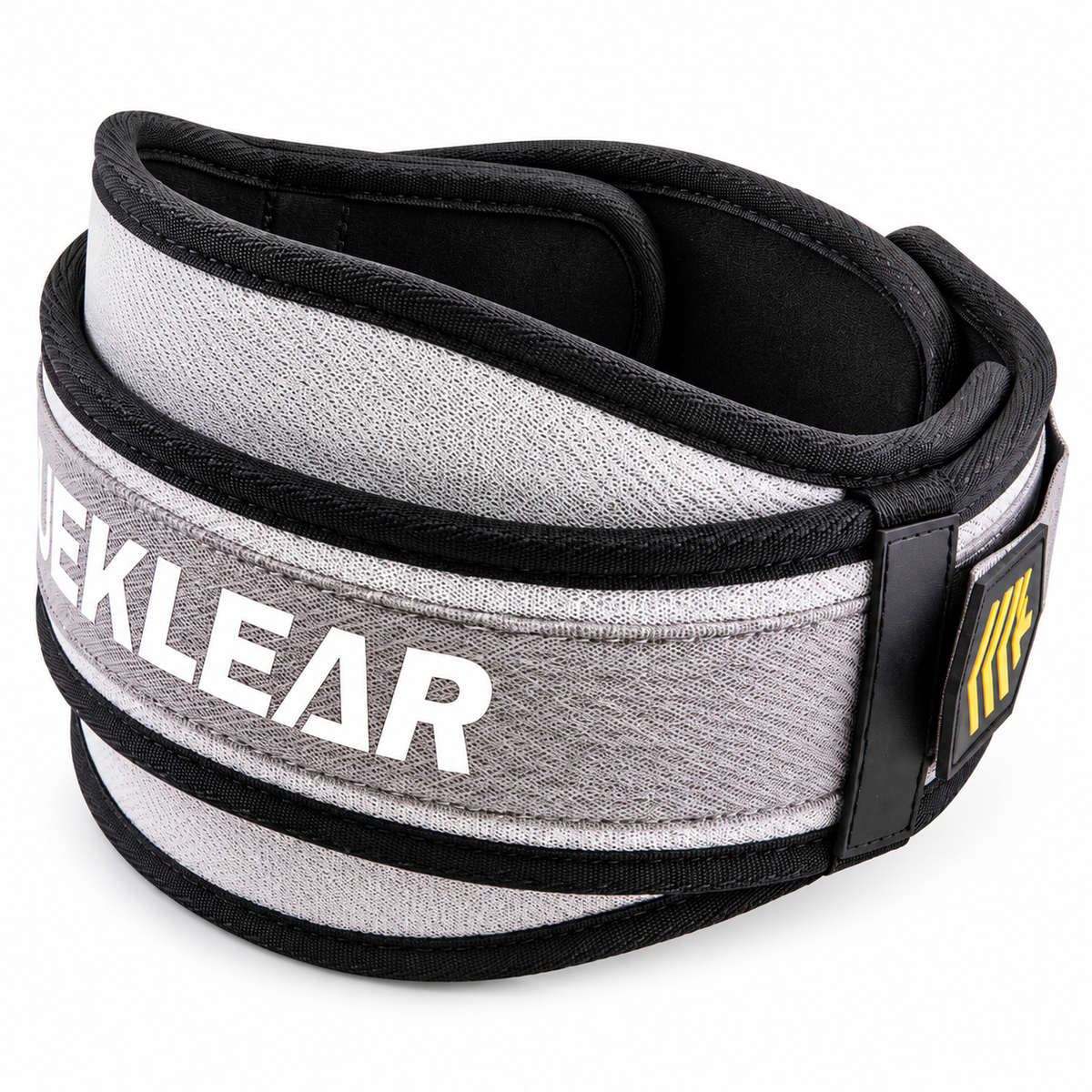 Adjustable core-support lifting belt in misty gray