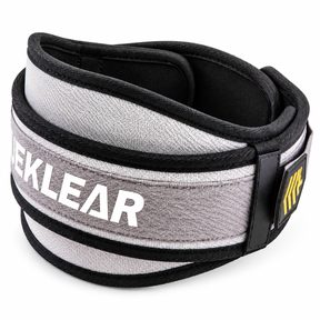 Adjustable core-support lifting belt in misty gray