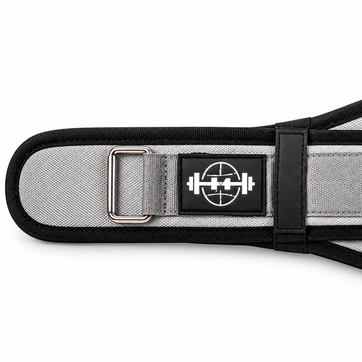 MANUEKLEAR gym weight belt in misty gray