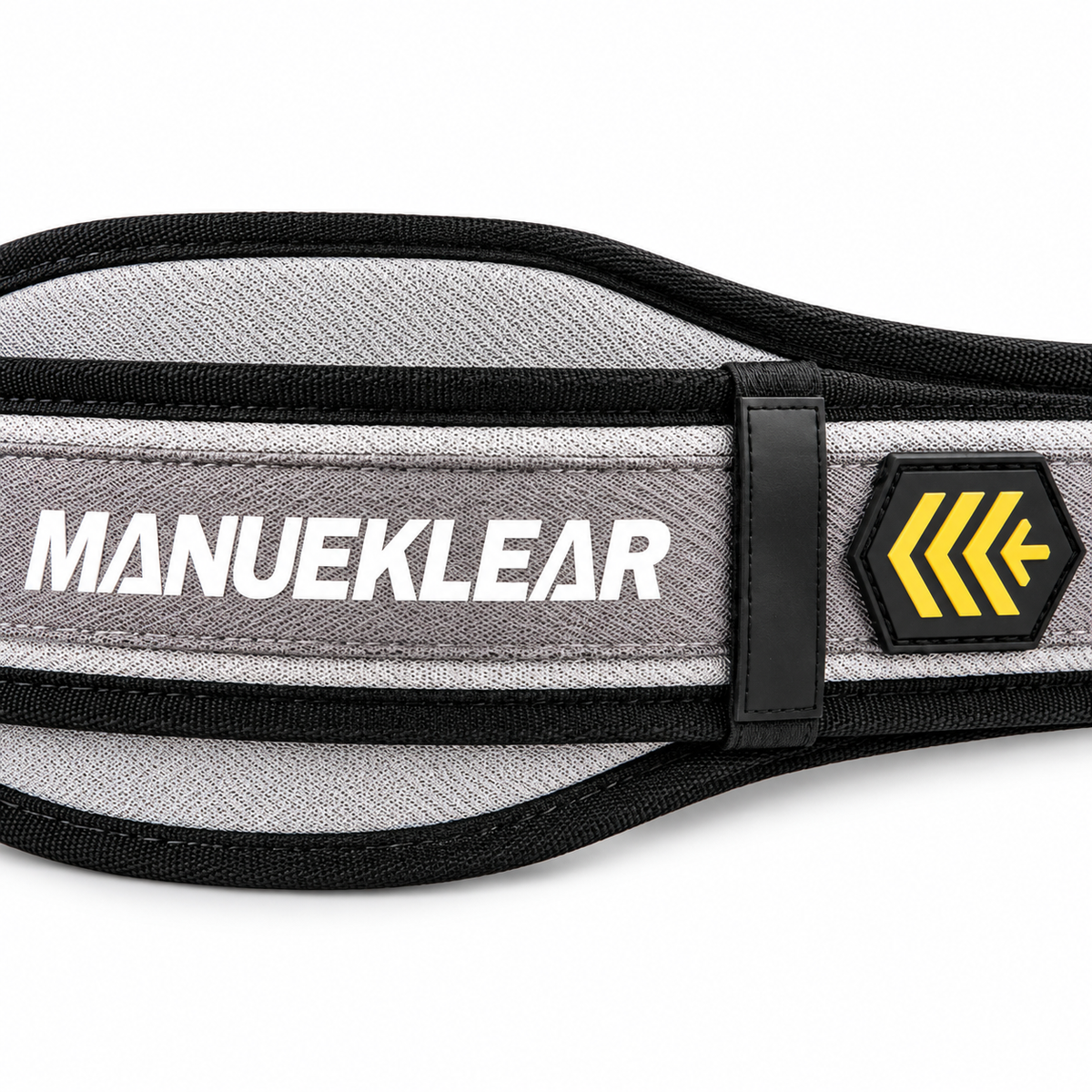 Breathable lifting belt in misty gray