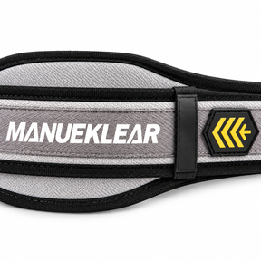 Breathable lifting belt in misty gray
