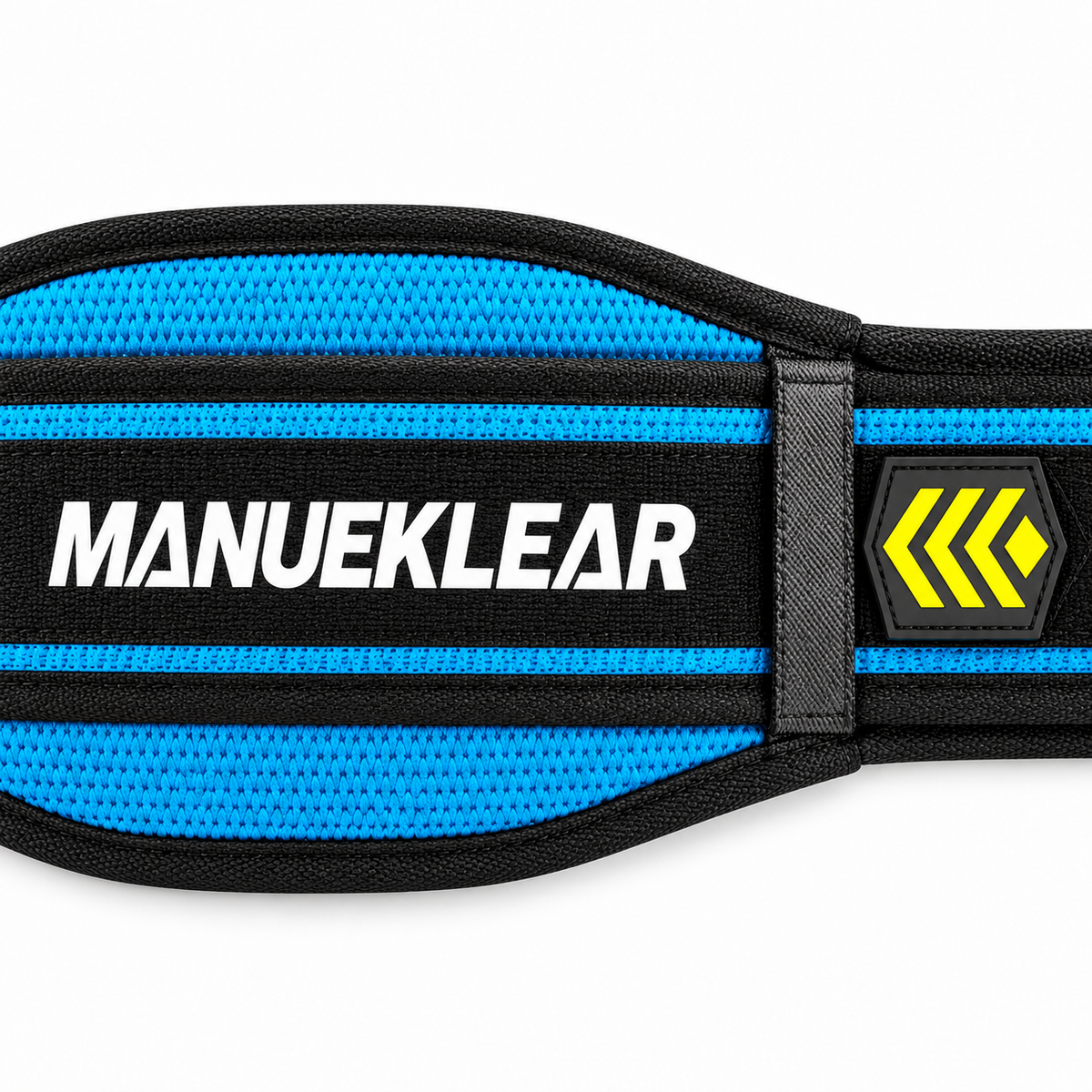 Breathable lifting belt in lagoon blue