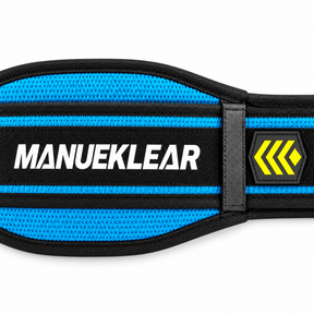 Breathable lifting belt in lagoon blue