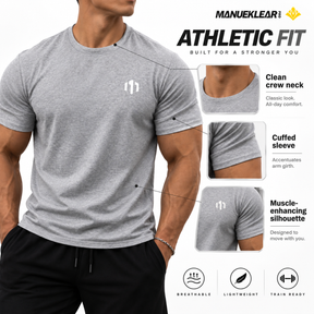 MANUEKLEAR Sweat-Reveal Leopard Gym Tee