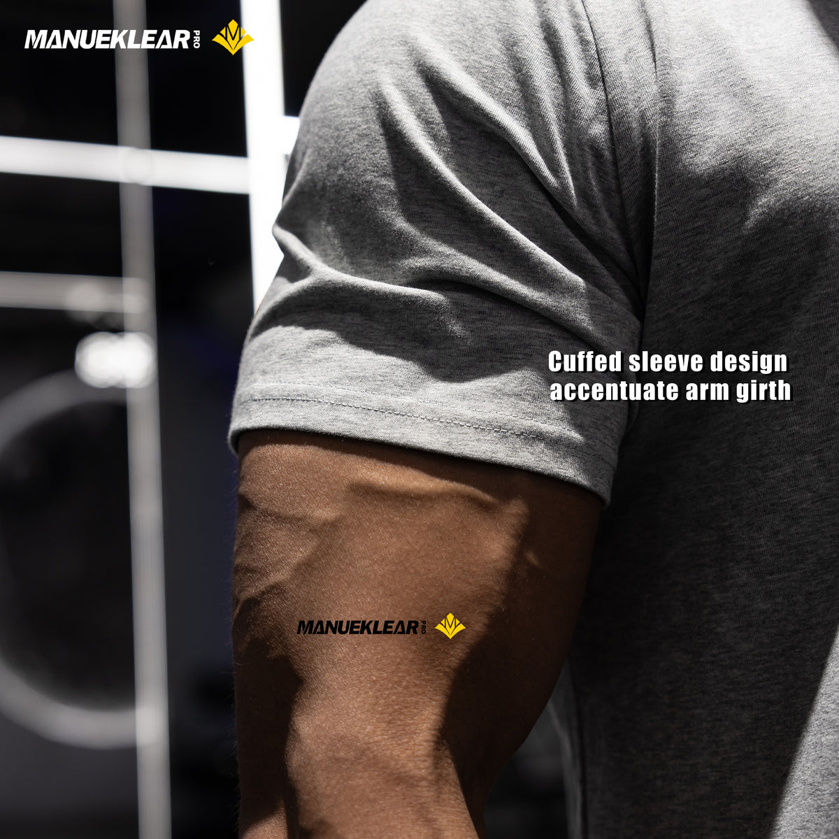 MANUEKLEAR Sweat-Reveal Leopard Gym Tee