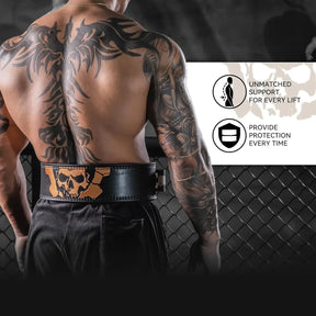Adjustable weightlifting lever belt