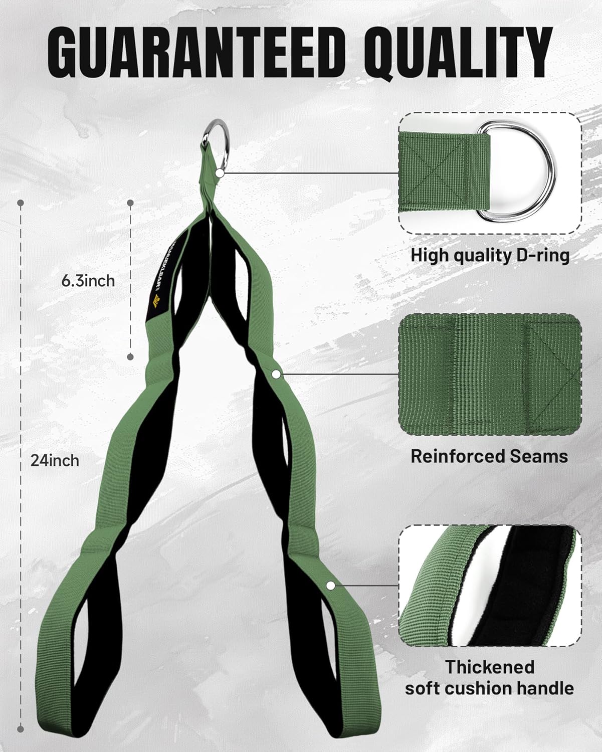Tricep Rope Cable Attachments for Gym Use