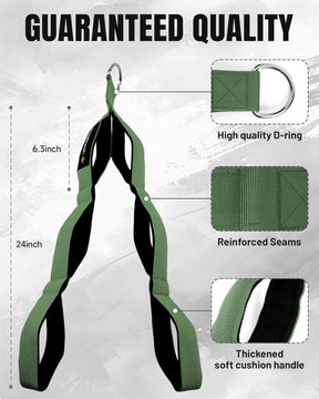 Tricep Rope Cable Attachments for Gym Use