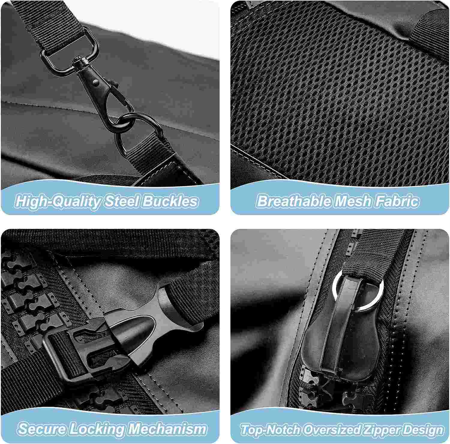 3-In-1 Gym Bag with Shoe Compartment