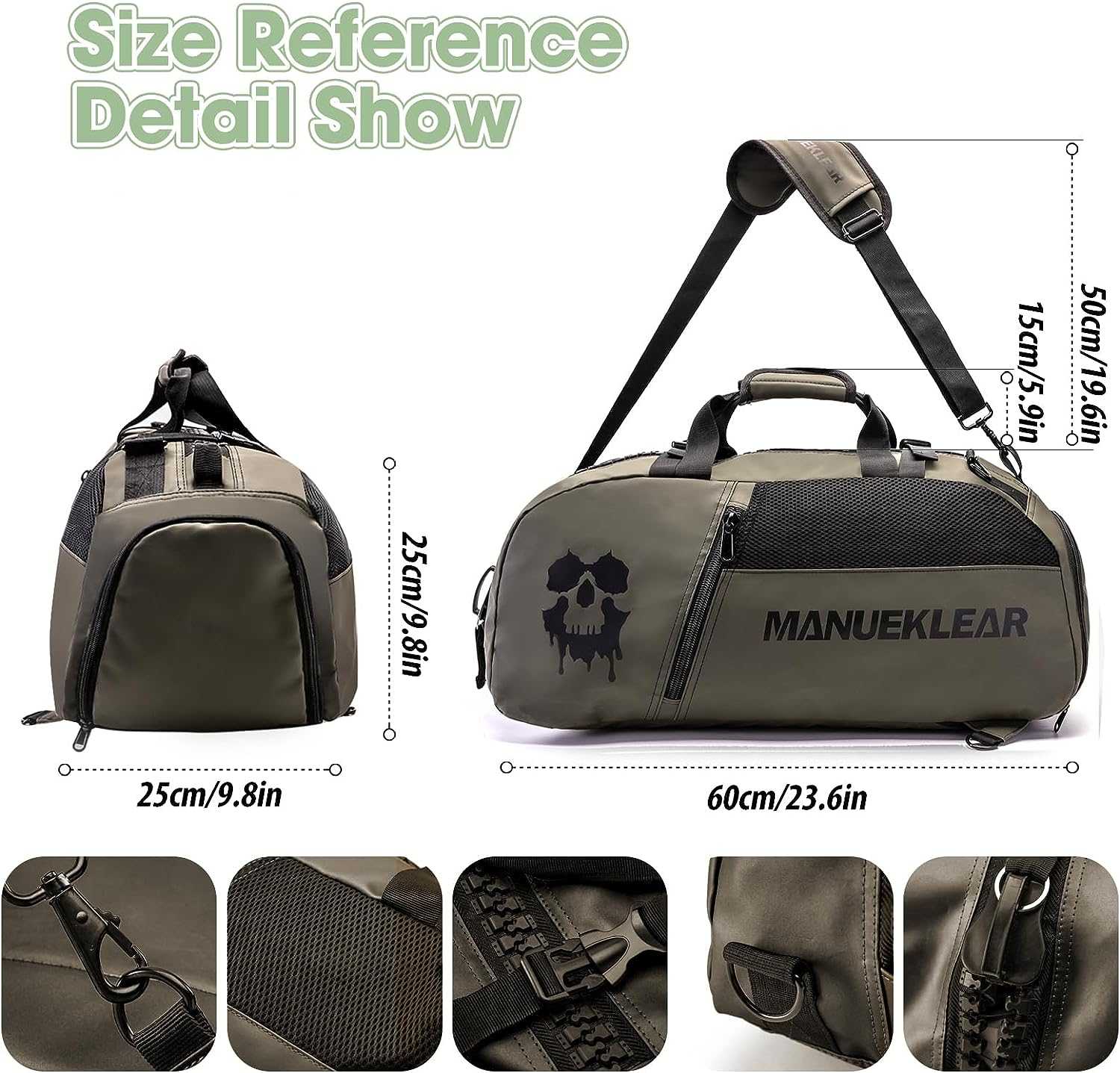  Lfzhjzc Gym Bag, with Shoes Compartment Gym Bags for