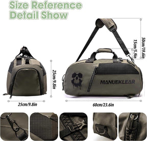 3-In-1 Gym Bag with Shoe Compartment