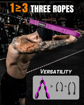 Tricep Rope Cable Attachments for Gym Use