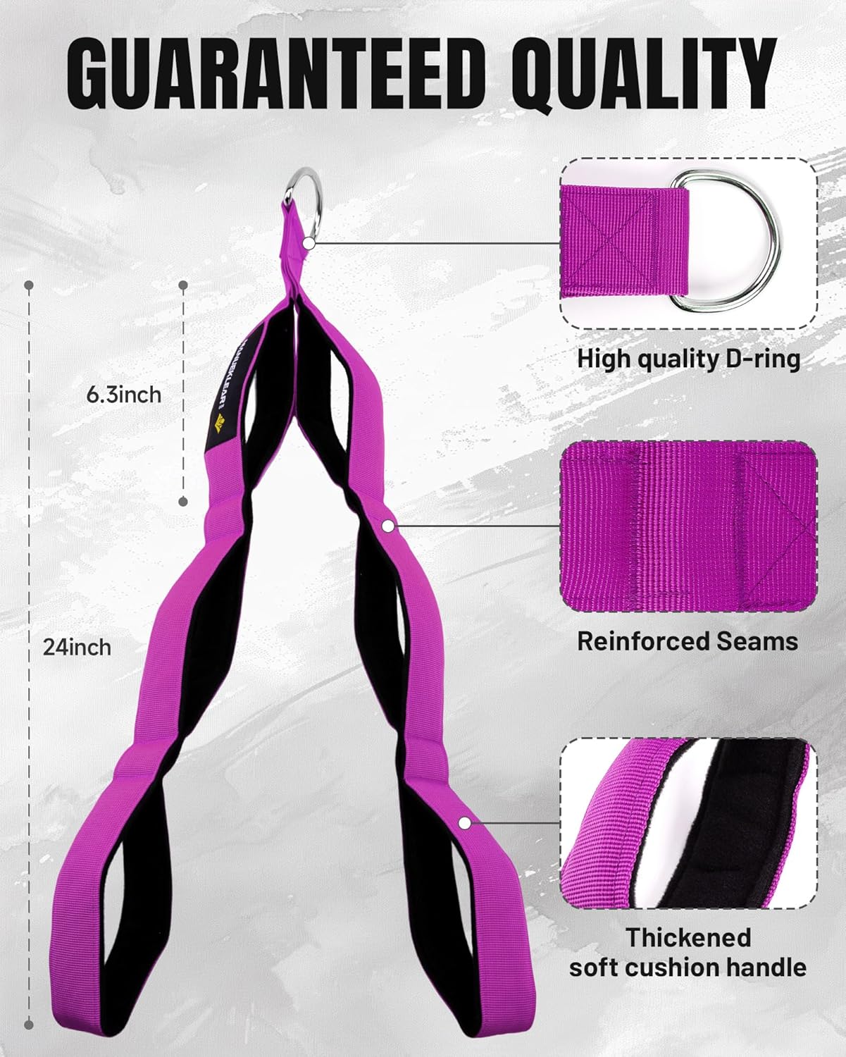 Tricep Rope Cable Attachments for Gym Use