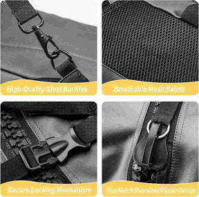 3-In-1 Gym Bag with Shoe Compartment