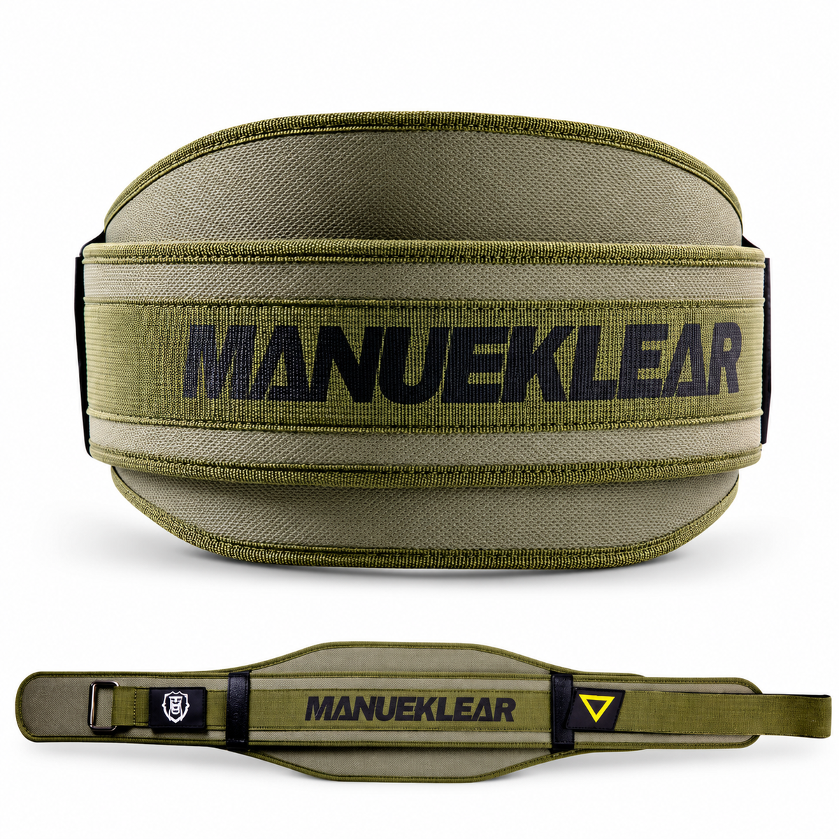 MANUEKLEAR breathable core-support lifting belt in olive drab
