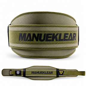 MANUEKLEAR breathable core-support lifting belt in olive drab