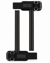 MANUEKLEAR D-ring lifting straps for cable machines in black