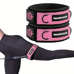 MANUEKLEAR Blood Flow Restriction Leg Straps – Secure & Portable Training Bands