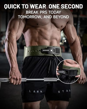 Tapered 10mm lever lifting belt