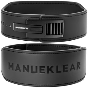 MANUEKLEAR Enigmatic Black tapered lever belt