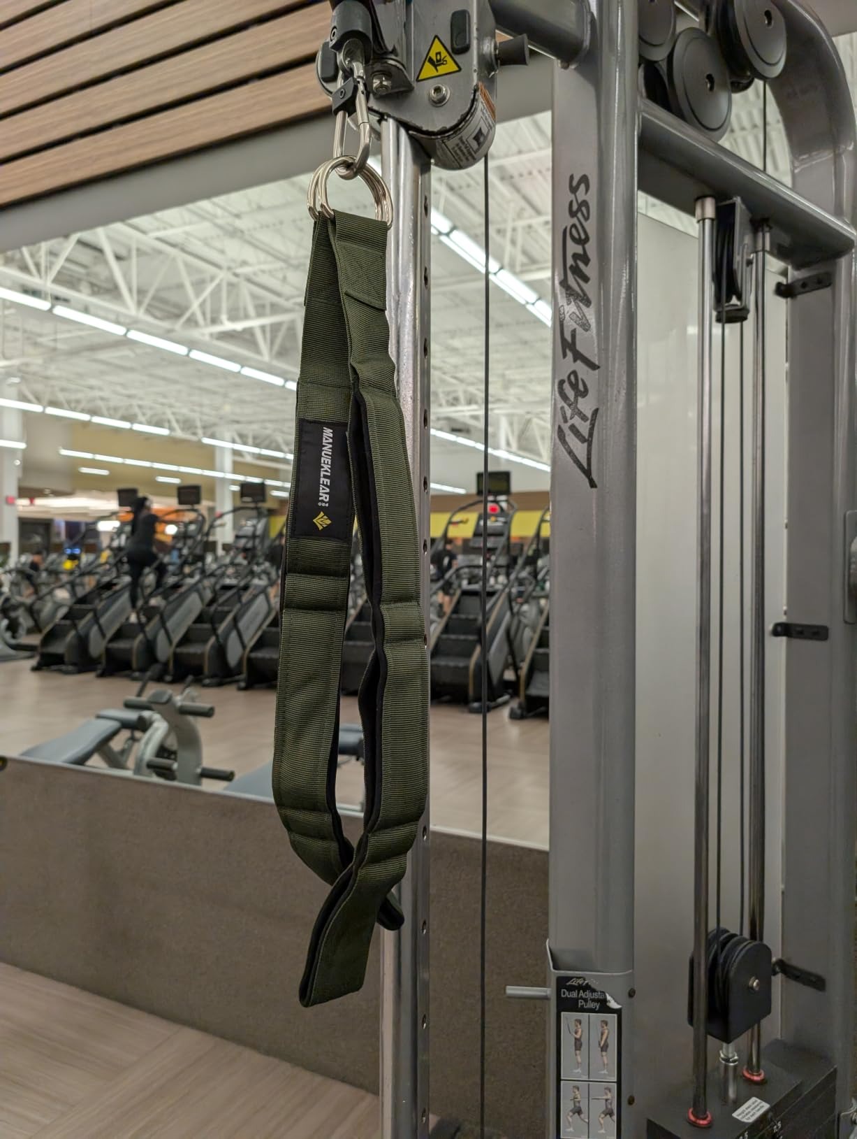 MANUEKLEAR 3-Grip Olive Green - Green rope in home gym equipment